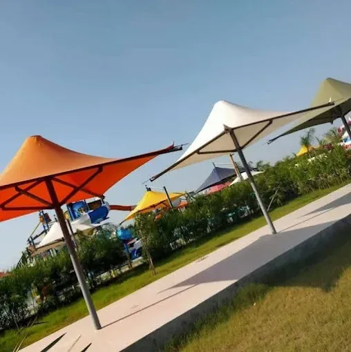 Conical Tensile Umbrella Structure Pathway