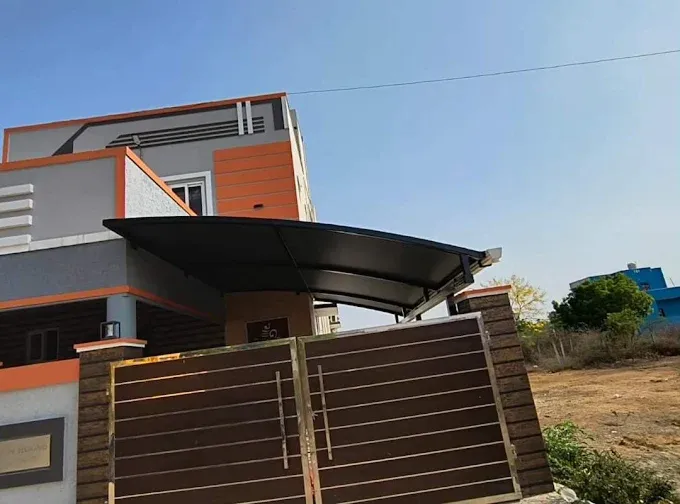 Entrance Gate Tensile Awning